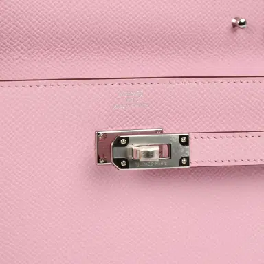 HERMÈS Hermes Kelly Wallet To Go Mauve Sylvestre Epsom Palladium Hardware | Thumbnail 7 HERMÈS Hermes Kelly Wallet To Go Mauve Sylvestre Epsom Palladium Hardware | Thumbnail 7
