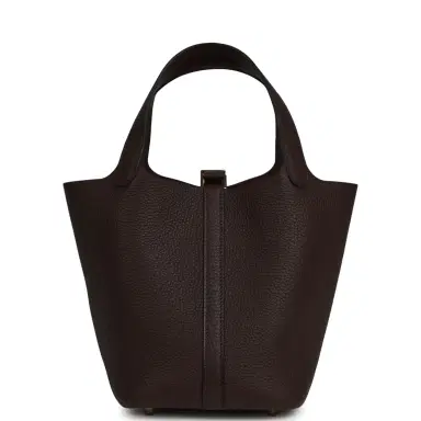 HERMÈS Hermes Picotin Lock 18 Rouge Sellier Clemence Gold Hardware | Thumbnail 4 HERMÈS Hermes Picotin Lock 18 Rouge Sellier Clemence Gold Hardware | Thumbnail 4