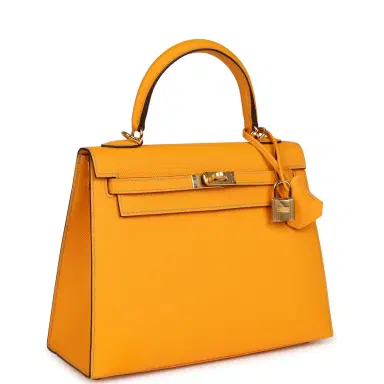 HERMÈS Hermes Special Order (HSS) Kelly Sellier 25 Jaune D'Or Verso Epsom Gold Hardware | Thumbnail 2 HERMÈS Hermes Special Order (HSS) Kelly Sellier 25 Jaune D'Or Verso Epsom Gold Hardware | Thumbnail 2
