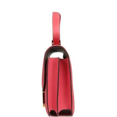 HERMÈS Pre-owned Hermes Special Order (HSS) Constance 24 Rose Azalee Verso Epsom Gold Hardware | Thumbnail 3 HERMÈS Pre-owned Hermes Special Order (HSS) Constance 24 Rose Azalee Verso Epsom Gold Hardware | Thumbnail 3