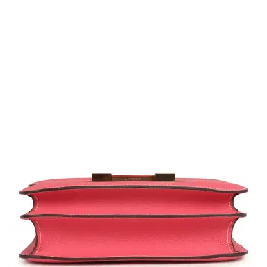 HERMÈS Pre-owned Hermes Special Order (HSS) Constance 24 Rose Azalee Verso Epsom Gold Hardware | Thumbnail 6 HERMÈS Pre-owned Hermes Special Order (HSS) Constance 24 Rose Azalee Verso Epsom Gold Hardware | Thumbnail 6