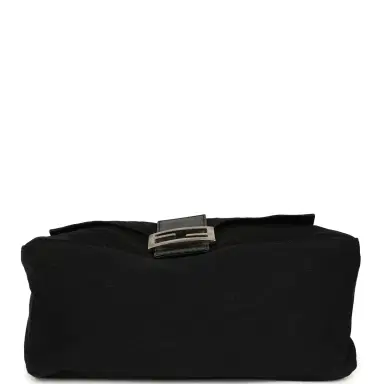 Fendi Vintage Fendi Mama Baguette Bag Black Jersey Silver Hardware | Thumbnail 7 Fendi Vintage Fendi Mama Baguette Bag Black Jersey Silver Hardware | Thumbnail 7