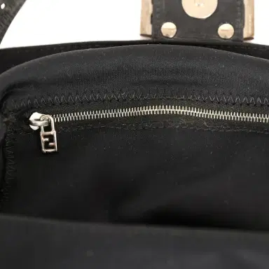 Fendi Vintage Fendi Mama Baguette Bag Black Jersey Silver Hardware | Thumbnail 9 Fendi Vintage Fendi Mama Baguette Bag Black Jersey Silver Hardware | Thumbnail 9