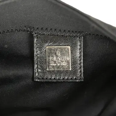 Fendi Vintage Fendi Mama Baguette Bag Black Jersey Silver Hardware | Thumbnail 10 Fendi Vintage Fendi Mama Baguette Bag Black Jersey Silver Hardware | Thumbnail 10