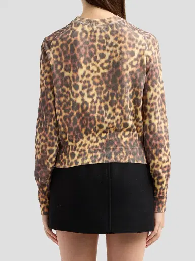 Marc Jacobs Women's Leopard Print Sweater - Brown Multi - Size XS | Thumbnail 3 Marc Jacobs Women's Leopard Print Sweater - Brown Multi - Size XS | Thumbnail 3