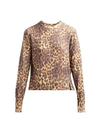 Marc Jacobs Women's Leopard Print Sweater - Brown Multi - Size XS | Thumbnail 1 Marc Jacobs Women's Leopard Print Sweater - Brown Multi - Size XS | Thumbnail 1