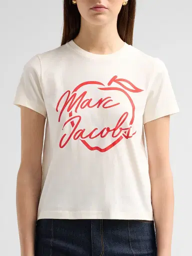 Marc Jacobs Women's Apple Logo Femme T-Shirt - | Thumbnail 5 Marc Jacobs Women's Apple Logo Femme T-Shirt - | Thumbnail 5