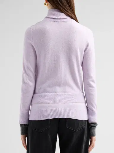 Marc Jacobs Women's Layered Turtleneck Sweater - Lilac | Thumbnail 3 Marc Jacobs Women's Layered Turtleneck Sweater - Lilac | Thumbnail 3
