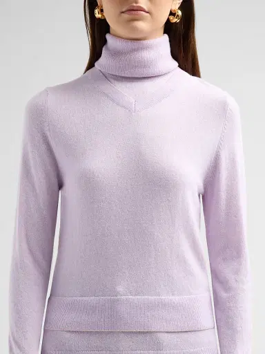 Marc Jacobs Women's Layered Turtleneck Sweater - Lilac | Thumbnail 5 Marc Jacobs Women's Layered Turtleneck Sweater - Lilac | Thumbnail 5