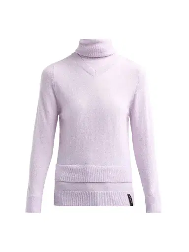 Marc Jacobs Women's Layered Turtleneck Sweater - Lilac | Thumbnail 1 Marc Jacobs Women's Layered Turtleneck Sweater - Lilac | Thumbnail 1