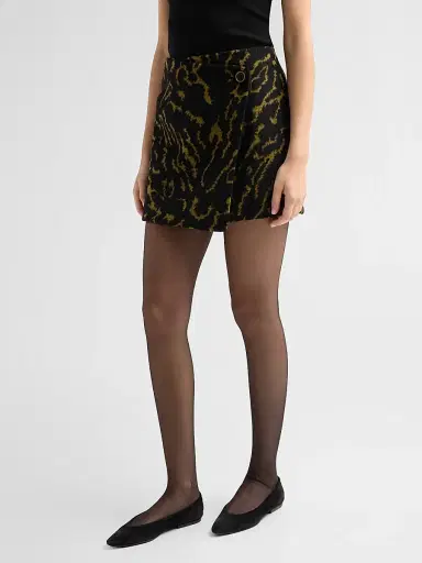 Ulla Johnson Women's Leyla Abstract Wool Mini Skirt | Thumbnail 4 Ulla Johnson Women's Leyla Abstract Wool Mini Skirt | Thumbnail 4