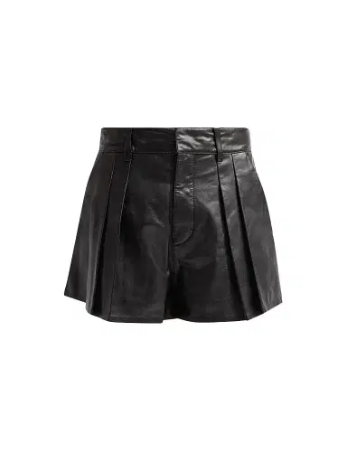 Frame Women's The Leather Structural Shorts | Thumbnail 1 Frame Women's The Leather Structural Shorts | Thumbnail 1