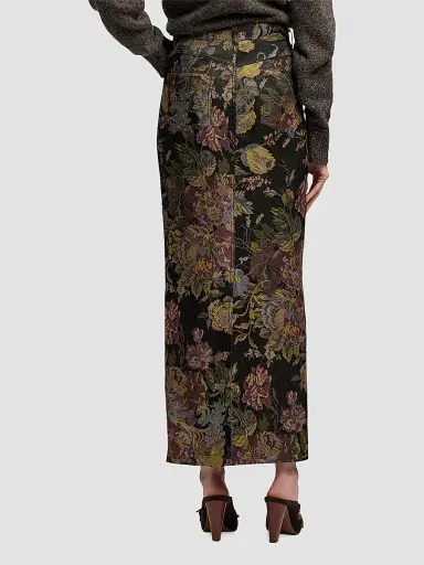 Ralph Lauren Collection Women's Fontaine Tapestry Jacquard Maxi Skirt - Brown | Thumbnail 3 Ralph Lauren Collection Women's Fontaine Tapestry Jacquard Maxi Skirt - Brown | Thumbnail 3