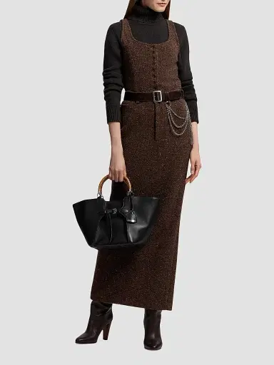 Ralph Lauren Collection Women's Lofty Cashmere Turtleneck Sweater - Brown | Thumbnail 2 Ralph Lauren Collection Women's Lofty Cashmere Turtleneck Sweater - Brown | Thumbnail 2