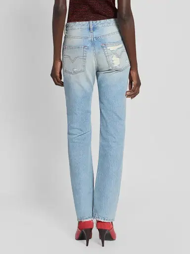 Isabel Marant Women's Daya Straight-Leg Jeans - Vintage Blue | Thumbnail 3 Isabel Marant Women's Daya Straight-Leg Jeans - Vintage Blue | Thumbnail 3