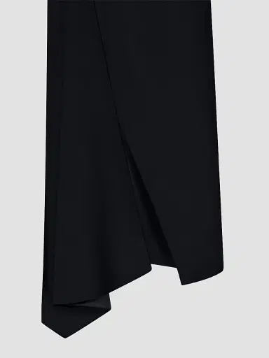 Givenchy Women's Sliced Long Slashed Dress in Crepe Cady | Thumbnail 7 Givenchy Women's Sliced Long Slashed Dress in Crepe Cady | Thumbnail 7