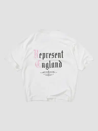 Represent Men's Private Members Cotton-Blend T-Shirt - Flat White | Thumbnail 8 Represent Men's Private Members Cotton-Blend T-Shirt - Flat White | Thumbnail 8
