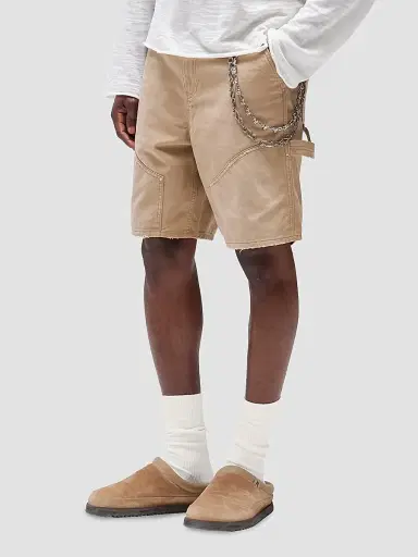Represent Men's Carpenter Cotton Shorts - Beige | Thumbnail 7 Represent Men's Carpenter Cotton Shorts - Beige | Thumbnail 7