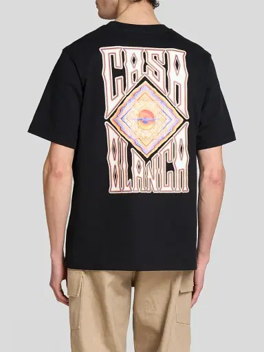 Casablanca Men's Hermon's Mirage-Print Cotton T-Shirt | Thumbnail 3 Casablanca Men's Hermon's Mirage-Print Cotton T-Shirt | Thumbnail 3