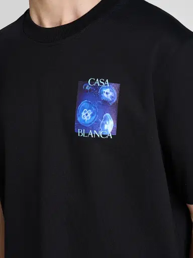 Casablanca Men's Meduse Sportive Printed Cotton T-Shirt | Thumbnail 5 Casablanca Men's Meduse Sportive Printed Cotton T-Shirt | Thumbnail 5