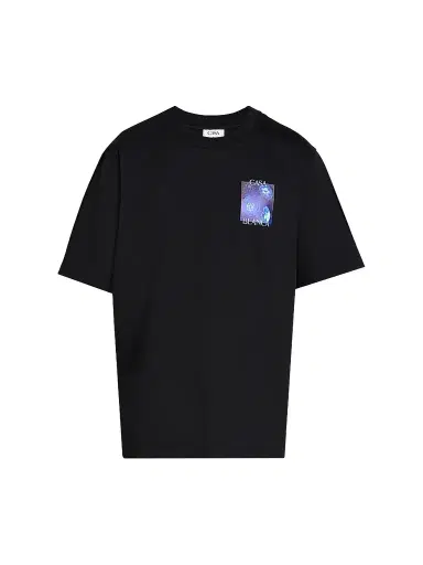 Casablanca Men's Meduse Sportive Printed Cotton T-Shirt | Thumbnail 1 Casablanca Men's Meduse Sportive Printed Cotton T-Shirt | Thumbnail 1