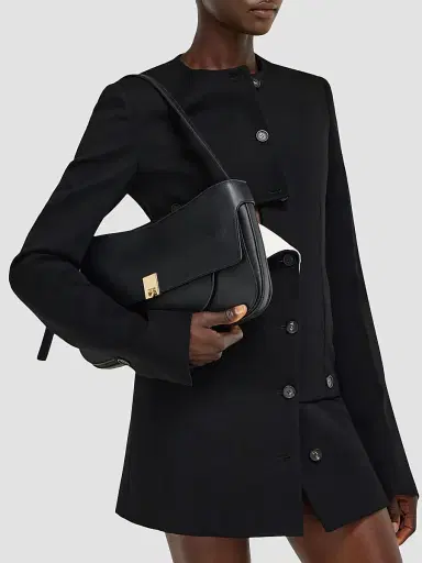 Ferragamo Women's Cara Medium Leather Shoulder Bag | Thumbnail 2 Ferragamo Women's Cara Medium Leather Shoulder Bag | Thumbnail 2