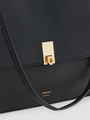 Ferragamo Women's Cara Medium Leather Shoulder Bag | Thumbnail 7 Ferragamo Women's Cara Medium Leather Shoulder Bag | Thumbnail 7