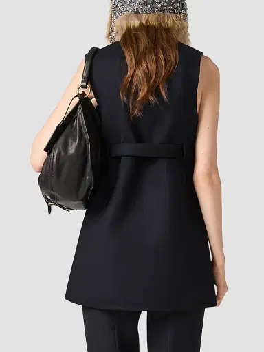 Miu Miu Women's Waxed Double Wool Dress | Thumbnail 5 Miu Miu Women's Waxed Double Wool Dress | Thumbnail 5