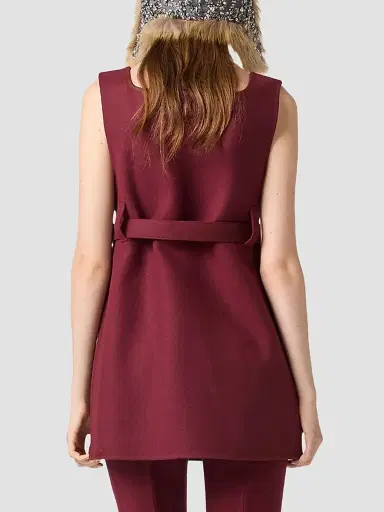 Miu Miu Women's Waxed Double Wool Dress | Thumbnail 5 Miu Miu Women's Waxed Double Wool Dress | Thumbnail 5