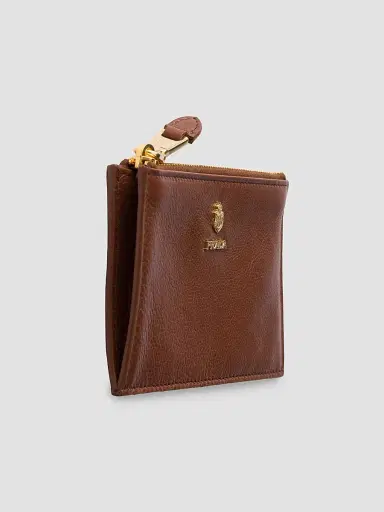 Prada Women's Leather Card Holder - Brown | Thumbnail 4 Prada Women's Leather Card Holder - Brown | Thumbnail 4