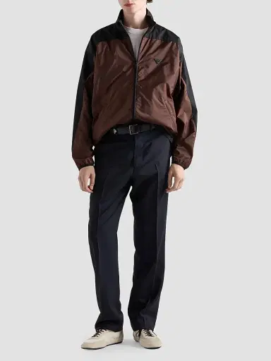 Prada Men's Mohair Wool Pants - Blue | Thumbnail 2 Prada Men's Mohair Wool Pants - Blue | Thumbnail 2