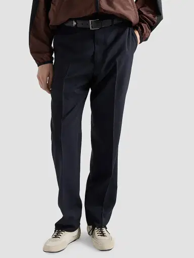 Prada Men's Mohair Wool Pants - Blue | Thumbnail 3 Prada Men's Mohair Wool Pants - Blue | Thumbnail 3
