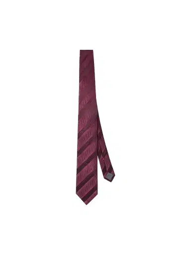 Brunello Cucinelli Men's Textured Tone-on-Tone Stripe Silk Tie | Thumbnail 1 Brunello Cucinelli Men's Textured Tone-on-Tone Stripe Silk Tie | Thumbnail 1