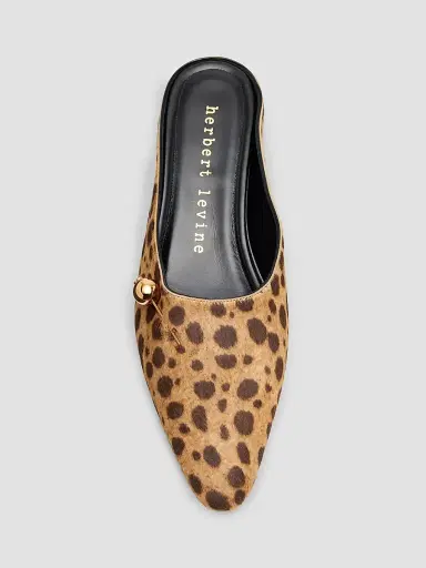 Herbert Levine Women's Sleep On It Calf Hair Cheetah Mules | Thumbnail 6 Herbert Levine Women's Sleep On It Calf Hair Cheetah Mules | Thumbnail 6