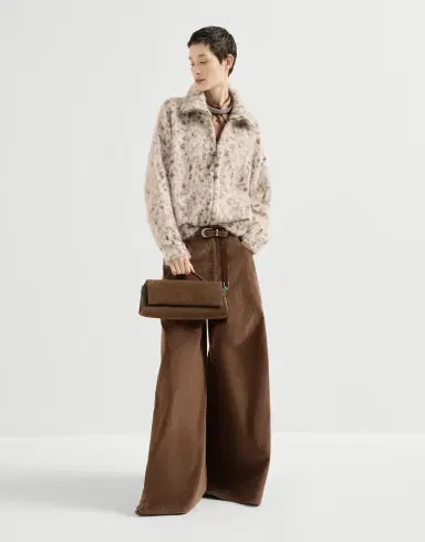 Brunello Cucinelli Mohair and wool lynx jacquard cardigan | Thumbnail 6 Brunello Cucinelli Mohair and wool lynx jacquard cardigan | Thumbnail 6
