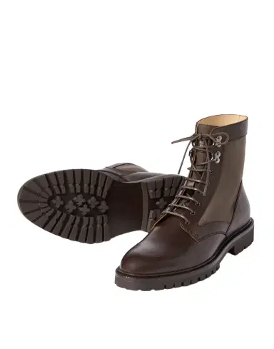 Brunello Cucinelli Calfskin and techno fabric boots | Thumbnail 4 Brunello Cucinelli Calfskin and techno fabric boots | Thumbnail 4