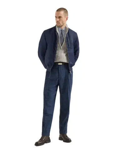 Brunello Cucinelli Techno satin bomber jacket | Thumbnail 6 Brunello Cucinelli Techno satin bomber jacket | Thumbnail 6