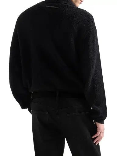 7 For All Mankind Men's Cotton-Blend Full-Zip Polo Sweater | Thumbnail 3 7 For All Mankind Men's Cotton-Blend Full-Zip Polo Sweater | Thumbnail 3