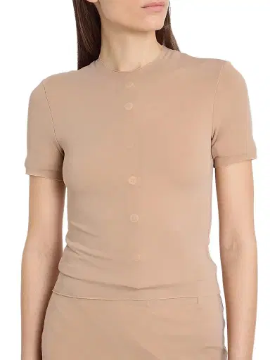 Maison Margiela Women's Fusion Jersey T-Shirt | Thumbnail 5 Maison Margiela Women's Fusion Jersey T-Shirt | Thumbnail 5