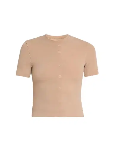 Maison Margiela Women's Fusion Jersey T-Shirt | Thumbnail 1 Maison Margiela Women's Fusion Jersey T-Shirt | Thumbnail 1
