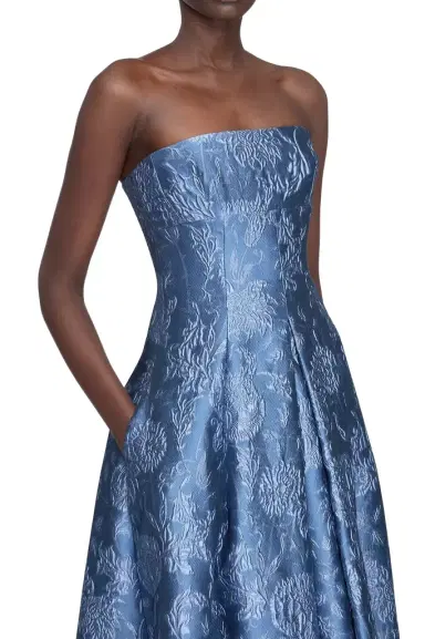 Emilia Wickstead Letizia Floral Gown | Thumbnail 4 Emilia Wickstead Letizia Floral Gown | Thumbnail 4