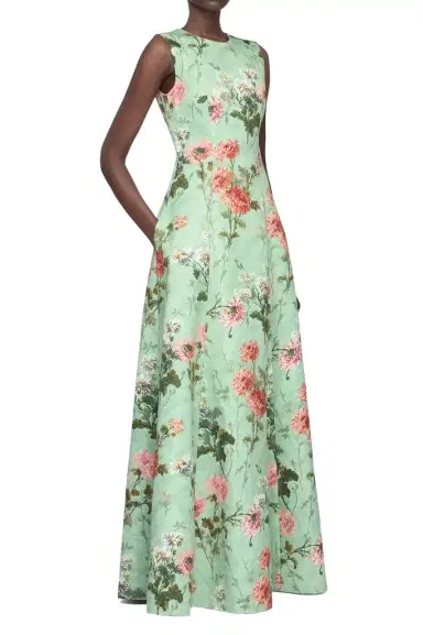Emilia Wickstead Nodin Floral Maxi Dress | Thumbnail 4 Emilia Wickstead Nodin Floral Maxi Dress | Thumbnail 4