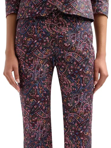 Cinq à Sept Women's Paisley Denim Stevie Jeans - Black Multi | Thumbnail 5 Cinq à Sept Women's Paisley Denim Stevie Jeans - Black Multi | Thumbnail 5