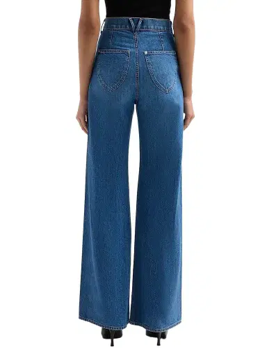 Veronica Beard Women's Grant High-Rise Wide-Leg Jeans | Thumbnail 3 Veronica Beard Women's Grant High-Rise Wide-Leg Jeans | Thumbnail 3