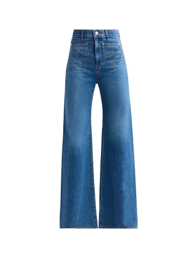 Veronica Beard Women's Grant High-Rise Wide-Leg Jeans | Thumbnail 1 Veronica Beard Women's Grant High-Rise Wide-Leg Jeans | Thumbnail 1
