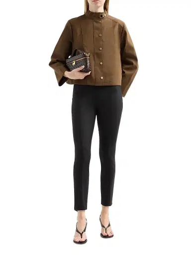 Design History Women's Gale Seamed Zip-Front Jacket - Dark Olive | Thumbnail 2 Design History Women's Gale Seamed Zip-Front Jacket - Dark Olive | Thumbnail 2