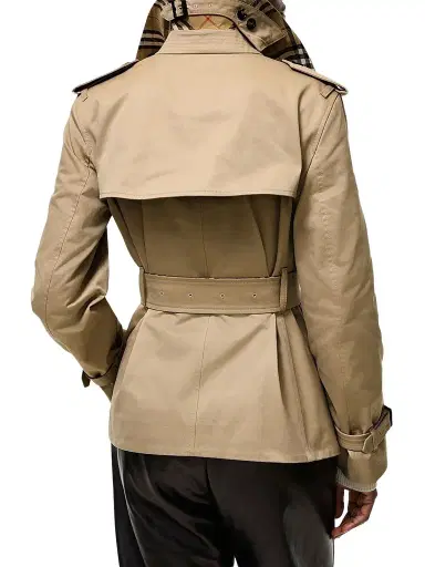 Burberry Women's Cotton Lakefield Trench Jacket - Honey | Thumbnail 3 Burberry Women's Cotton Lakefield Trench Jacket - Honey | Thumbnail 3