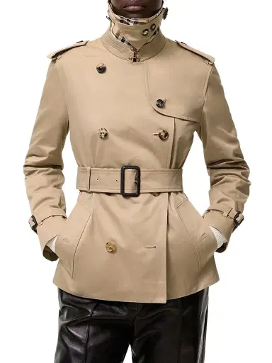 Burberry Women's Cotton Lakefield Trench Jacket - Honey | Thumbnail 5 Burberry Women's Cotton Lakefield Trench Jacket - Honey | Thumbnail 5