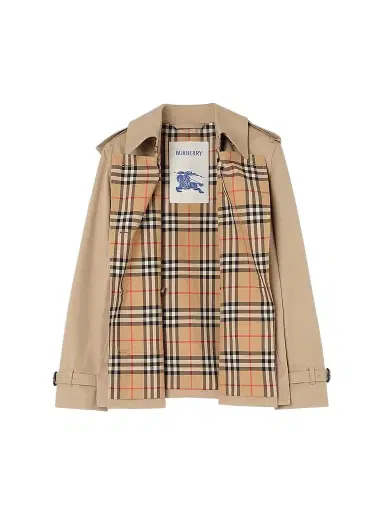 Burberry Women's Cotton Lakefield Trench Jacket - Honey | Thumbnail 6 Burberry Women's Cotton Lakefield Trench Jacket - Honey | Thumbnail 6