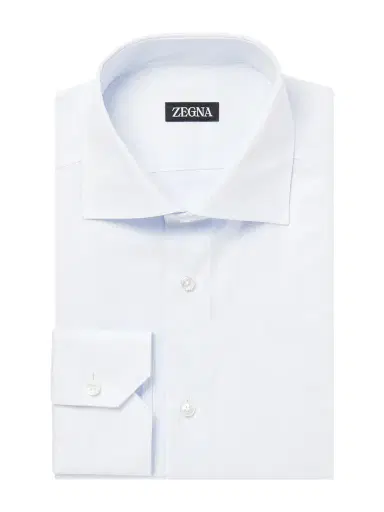 Zegna Striped Cotton-Poplin Shirt - Men | Thumbnail 1 Zegna Striped Cotton-Poplin Shirt - Men | Thumbnail 1